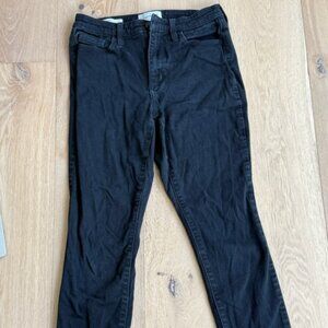 Black High Rise Skinny Jeans